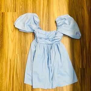Puff sleeve dress